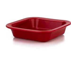 Fiestaware Red Ceramic Square Baking Dish